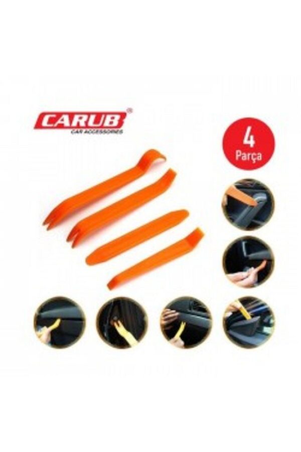 CARUB Oto İç Panel-Teyp Sökme Aparat Seti 4 parça